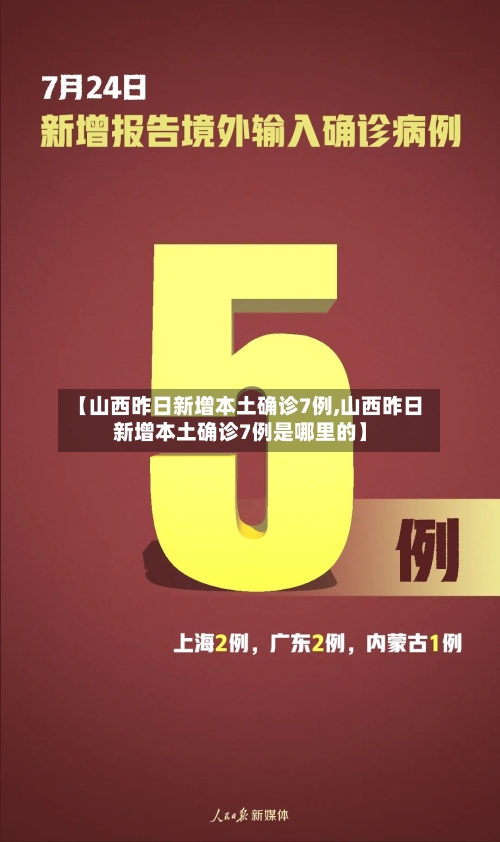 【山西昨日新增本土确诊7例,山西昨日新增本土确诊7例是哪里的】-第1张图片
