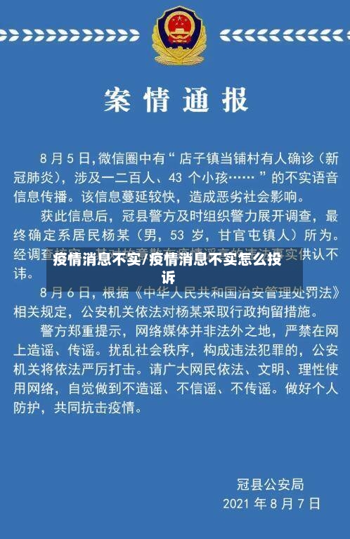 疫情消息不实/疫情消息不实怎么投诉-第2张图片