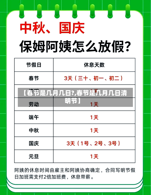 【春节是几月几日?,春节是几月几日清明节】-第1张图片