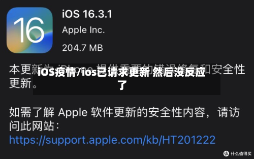 iOS疫情/ios已请求更新 然后没反应了-第2张图片