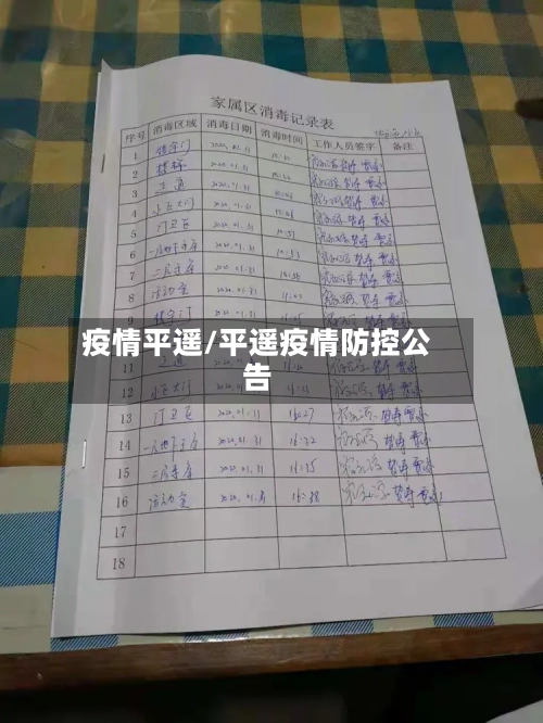 疫情平遥/平遥疫情防控公告-第1张图片